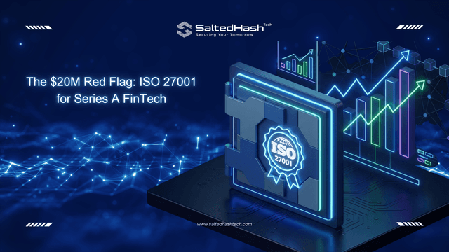 The $20M Red Flag: ISO 27001 for Series A FinTech | SaltedHash Tech
